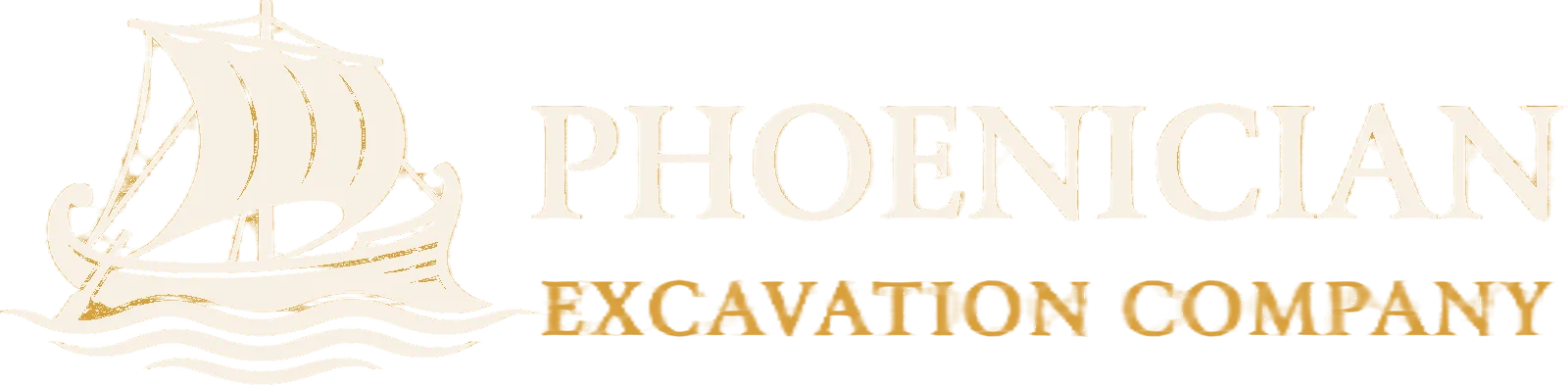 Phoenician Excavation Company footer logo, grading and site work contractor serving Phoenix, AZ